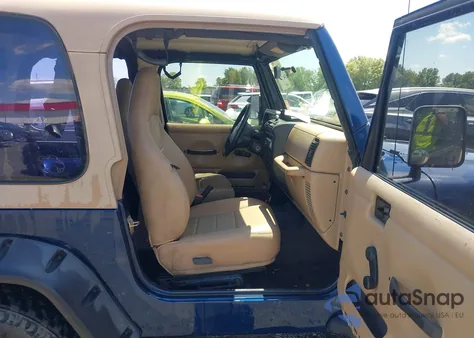 2001 Jeep Wrangler Se из США, поврежденный, VIN 1J4FA29P01P344644